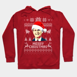 George H W Bush Merry Christmas Hoodie